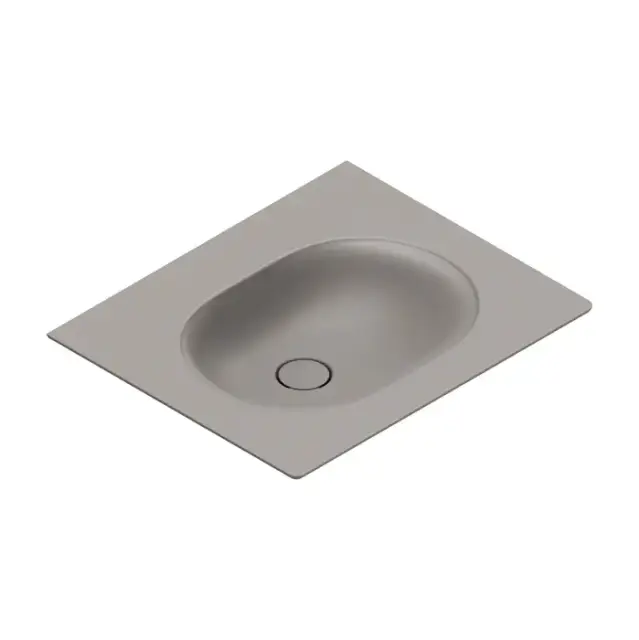 Catalano Sfera Раковина консоль 60x50см, без отв., цвет: Tortora Satinato