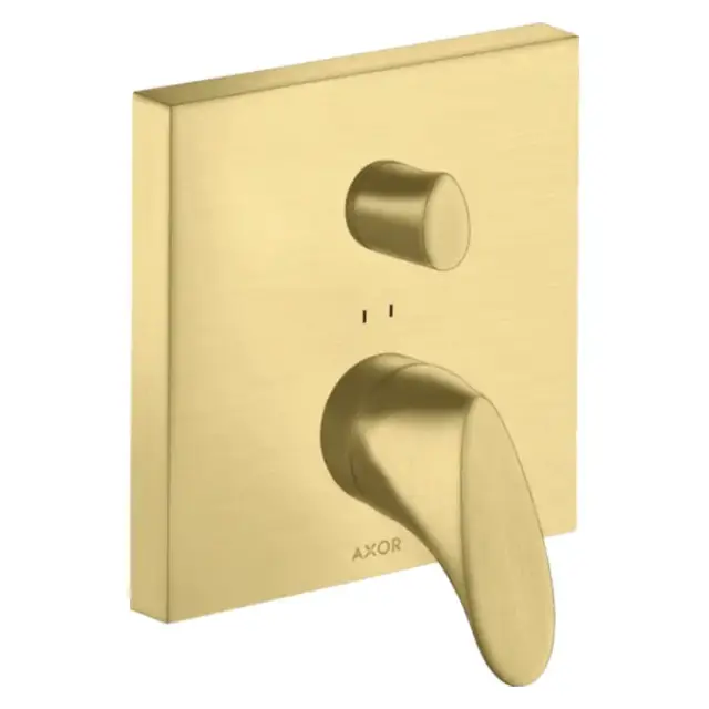 Axor Starck Organic Смеситель для ванны, встраиваемый, с переключателем на 2 потока, цвет: шлифованная медь