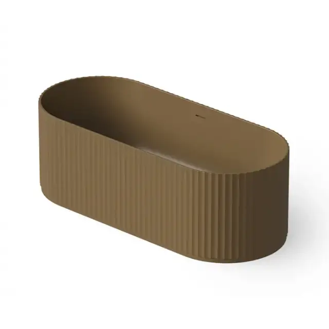 Dea Design Stripes Ванна 170x72x56см., отдельностоящая, Solid Surface, цвет: dark camel