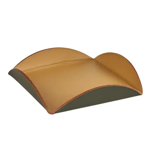 Colombo Adj Подставка для сервировки настольная, 25x25 см, цвет: горчичный/оливковый