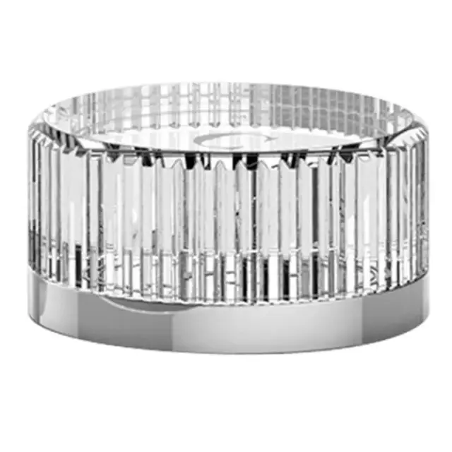 Fantini Venezia Ручка для смесителя, левая, стекло, &quot;H&quot; (горячая вода), цвет: Хром-Черный