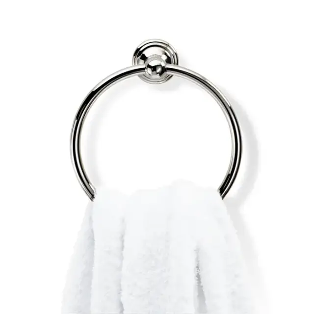Decor Walther Classic HTR Полотенцедержатель кольцо 18.2см., подвесной, цвет: никель полированный