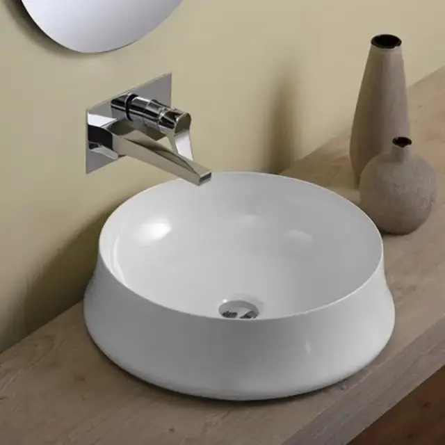 SIMAS Lavabi d'arredo Раковина 50х16 см, без отв., цвет: белый