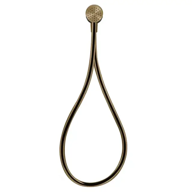 Gessi Hi-Fi Душевой магнитные комплект, состоящий из вывода воды, держателя, шланга 1,50 м и лейки, цвет: Warm bronze brushed PVD