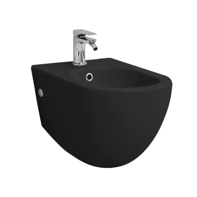 Artceram FILE 2.0  Биде подвесное 36х52 см, с креплениями, с 1 отв под смеситель, цвет: черный