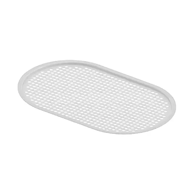 Artceram Fuori Scala Полка сетчатая, овальная, для консоли ACA055, цвет: белый матовый