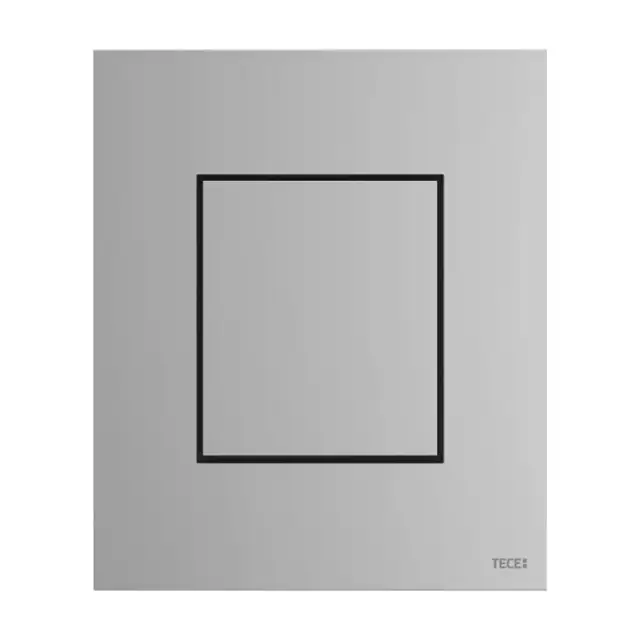 TECEnow Urinal. Панель смыва для писсуара с картриджем, 124х104х5 мм, хром матовый