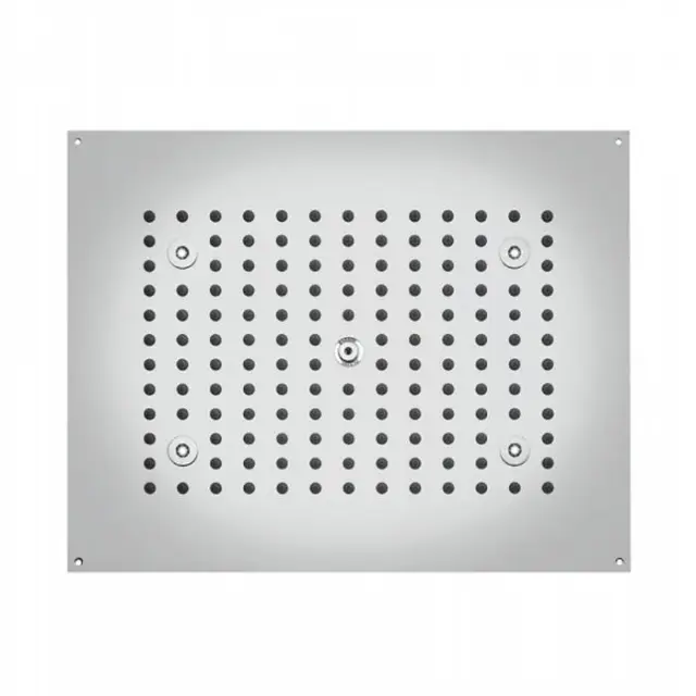 BOSSINI DREAM-RECTANGULAR Верхний душ 470 x 370 мм с 4 LED RGB, блок питания/управления, Cromoterapia, цвет: хром