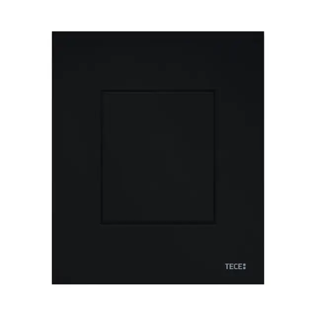 TECEnow Urinal. Панель смыва для писсуарас картириджем, 124х104х5 мм, черная