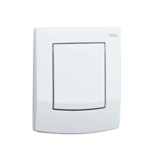 TECEnow Urinal. Панель смыва для писсуара с картриджем , белая с  антибактериальным покрытием