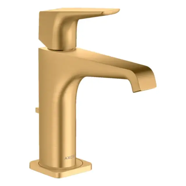 Axor Citterio E Смеситель для раковины 125, на 1 отв., с донным клапаном, цвет: шлифованная медь