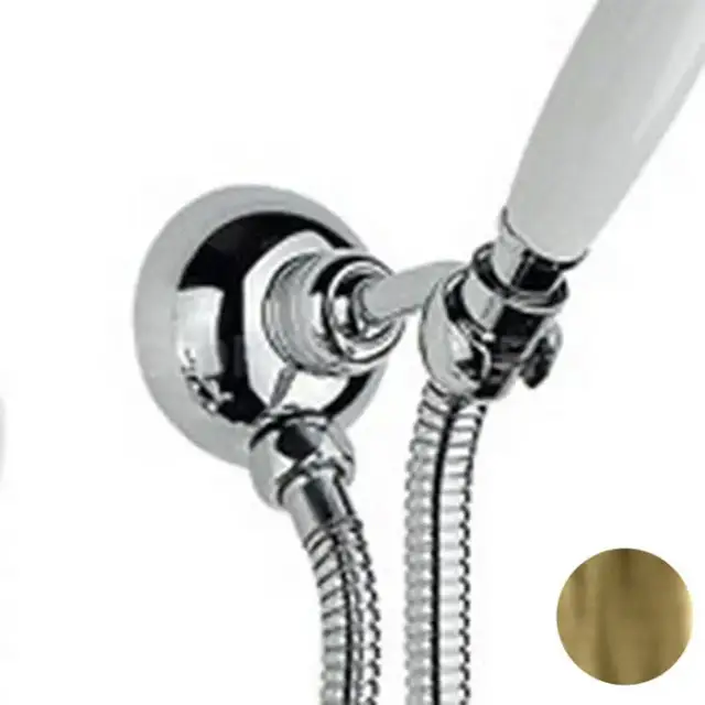 Nicolazzi Держатель душевой ручной лейки, с подводом воды 1/2&quot;, цвет: Bronze Plated