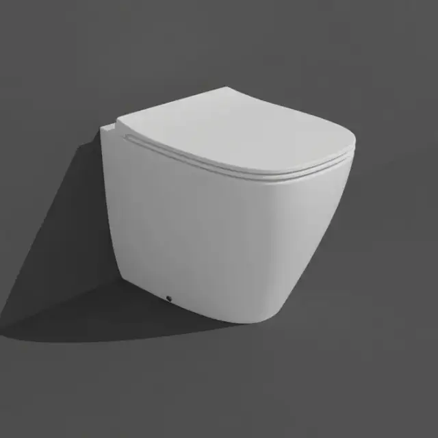 Simas Juniper Унитаз напольный 53x37см, слив TORNADO (green vertigo), цвет: белый