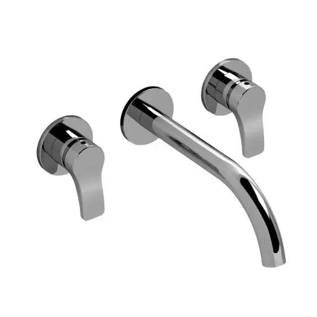 Fantini AL/23 Смеситель для раковины, настенный, излив: 200 мм, цвет: хром