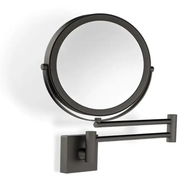 Decor Walther SP 28/2/V Зеркало косметическое, настенное, 5x кратное увеличение, цвет: Dark Metal Matt