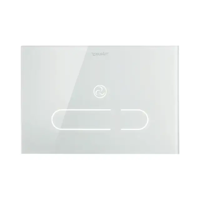 Duravit A.1 Клавиша смыва Plus, белое стекло с подсветкой
