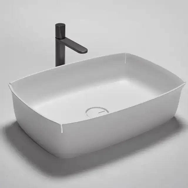 Antonio Lupi Bloom Раковина 40х60.2 см, без отв., накладная, цвет: белый