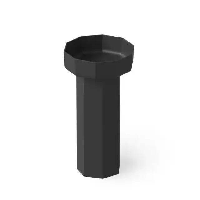 Dea Design Pedestal Basin Раковина 48х45.6х90см., напольная, без отв., Solid Surface, цвет: Black №16