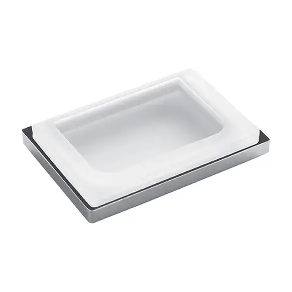 Colombo Look Мыльница настольная, цвет: хром/матовое стекло