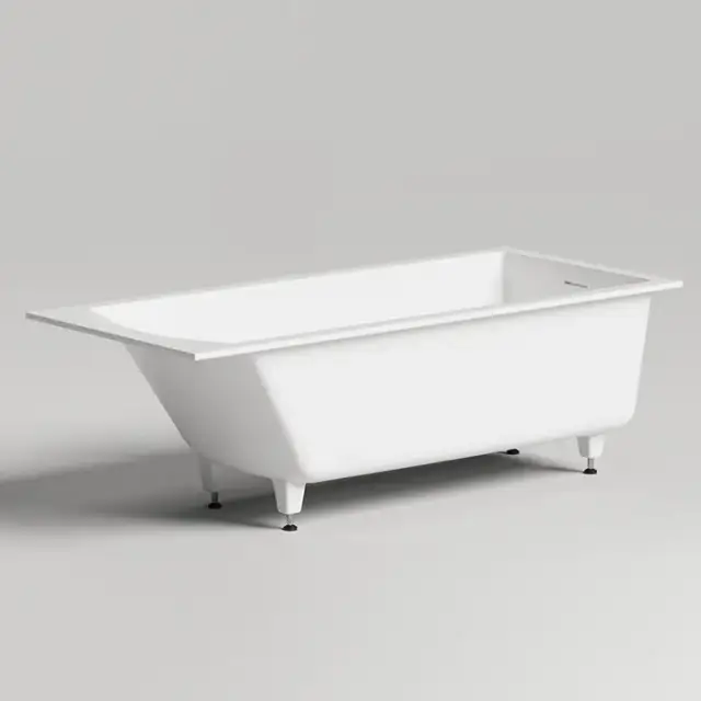 Salini Cascata kit Встраиваемая ванна 179x79x60см, донный клапан, материал: S-Stone, цвет: белый матовый