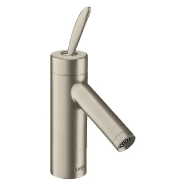 Axor Starck Cмеситель для раковины, на 1 отв, с донным клапаном, цвет: шлифованный никель