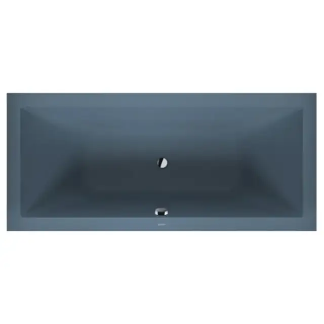 Duravit Vitrium Ванна встраиваемая 180x80cм, с ножками, с2 наклонами для спины, прямоугольная, цвет: синий матовый