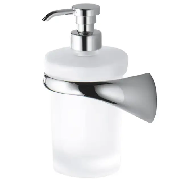 Colombo Link Дозатор для жидкого мыла, подвесной, SX, цвет: хром/матовое стекло