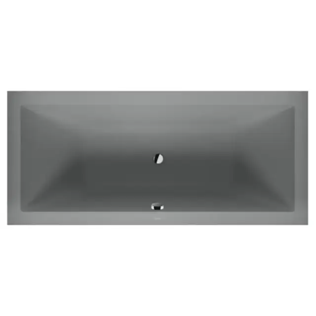 Duravit Vitrium Ванна встраиваемая 180x80cм, с ножками, с2 наклонами для спины, прямоугольная, цвет: светло-серый матовый