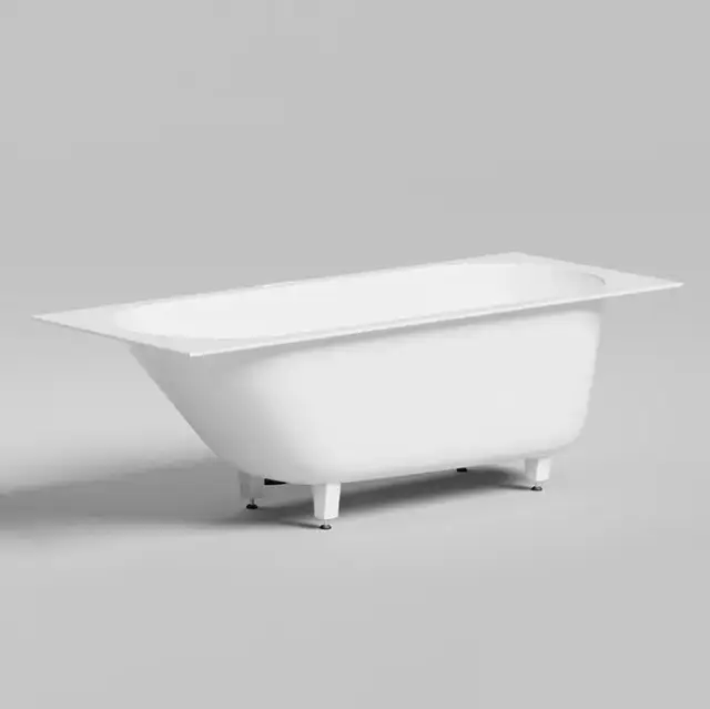 Salini Ornella kit Встраиваемая ванна 170х70х60см, донный клапан, сифон, щелевой слив-перелив, материал: S-Sense, цвет: белый матовый