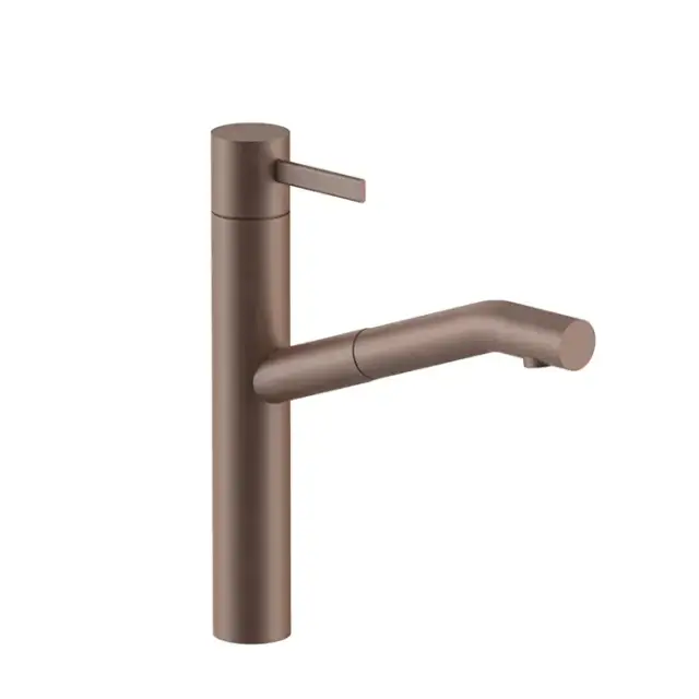 Fantini AF/21 Смеситель для раковины, 1 отв., излив: 217 мм, цвет: Matt Copper PVD