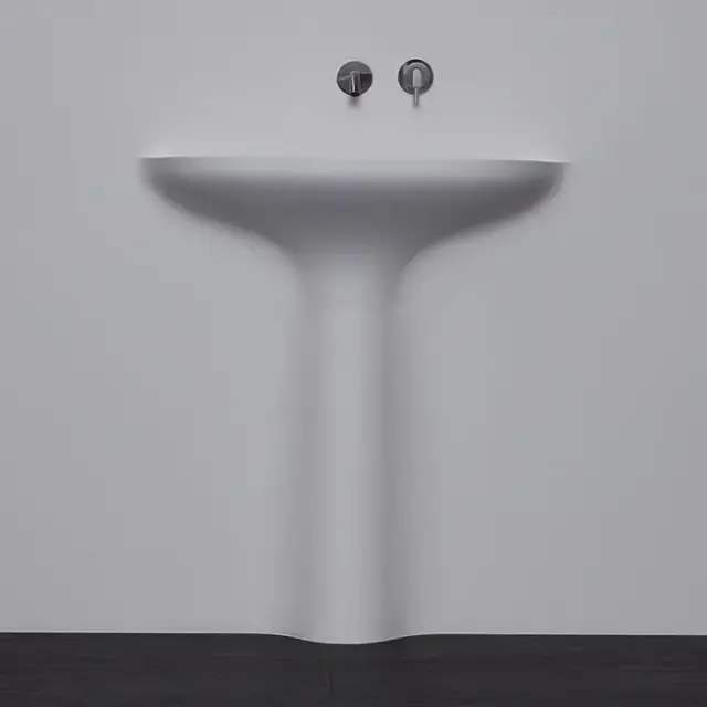 Antonio Lupi Calice Раковина 48х90 см, без отв., цвет: белый