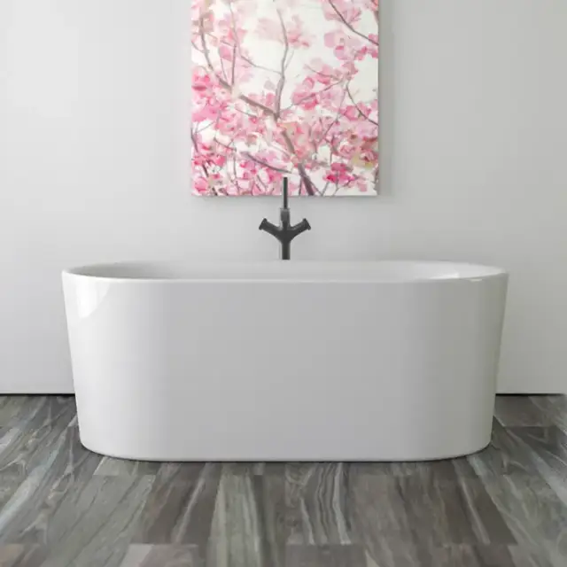 Knief Fresh XS Ванна отдельностоящая 155х80х60см.,слив щелевой, без слив-перелива, цвет: белый глянцевый