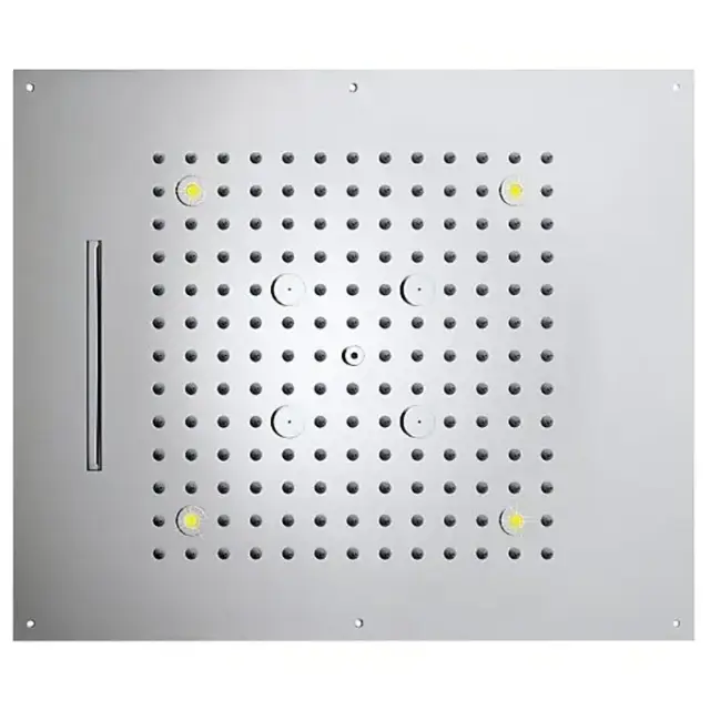 BOSSINI DREAM/3 Верхний душ 570 x 470 мм, 3 режима (дождь, каскад, туман), с 4 LED RGB, блок питания/управления, Cromoterapia, цвет: хром