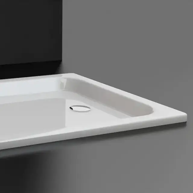 Bette Душевой поддон 90х90х6.5 см, квадратный, D5.2см, цвет: белый