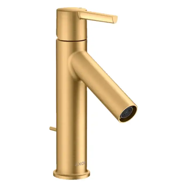 Axor Starck Смеситель для раковины 100, на 1 отв., с донным клапаном, цвет: шлифованная медь