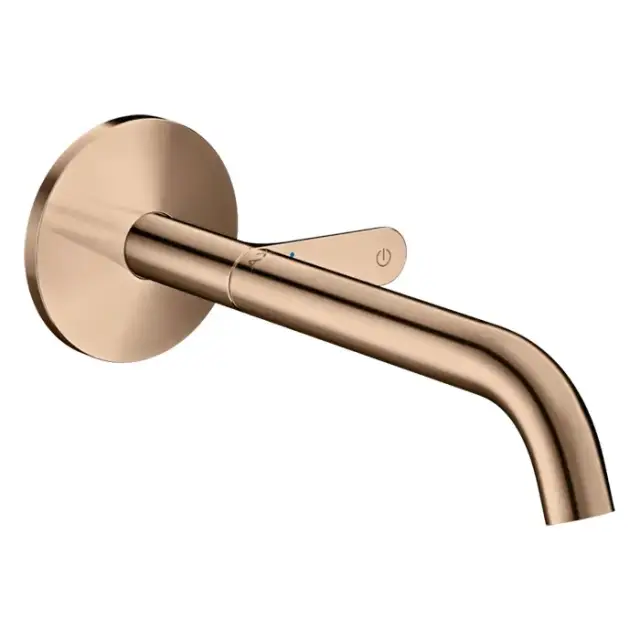 Axor One Смеситель для раковины Sel, встраиваемый, излив: 22см., цвет: полированное красное золото