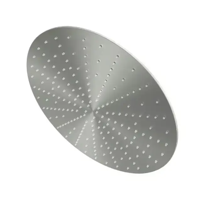 QuadroDesign Верхний душ, 30см., цвет: brushed stainless steel