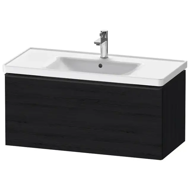 Duravit D-Neo Тумбочка подвесная 98.4х44x45.2см., раковина, 1 ящик, цвет: Black Oak
