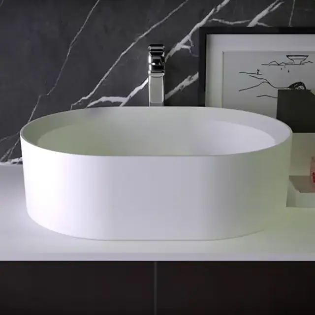 KNIEF Pearl Раковина 50х40х15 см, без отв., накладная, без перелива, цвет: белый матовый