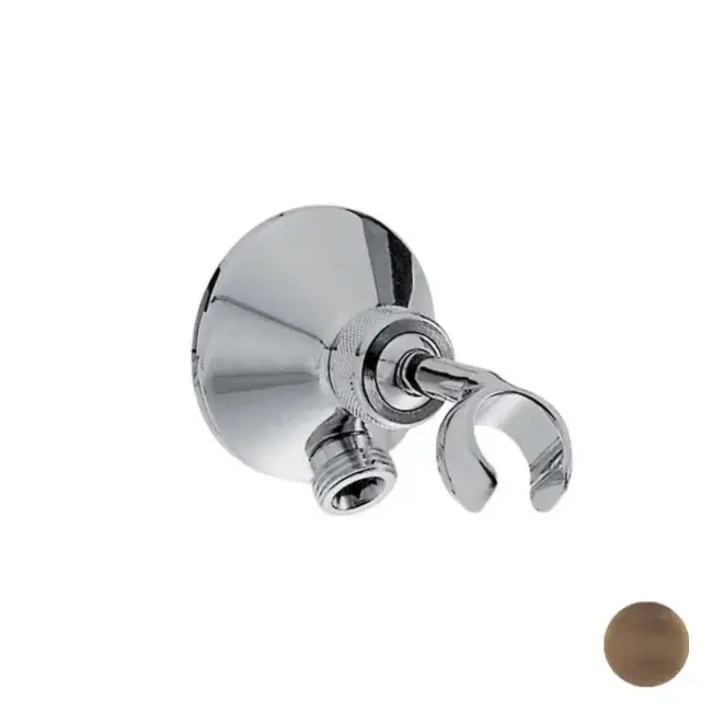 Carlo Frattini Wellness Держатель для душа  с шланговым подсоединением, цвет: бронза