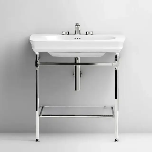 Artceram CIVITAS Структура металлическая 68х49.6см Quadra, полка стекло, напольная, цвет: хром