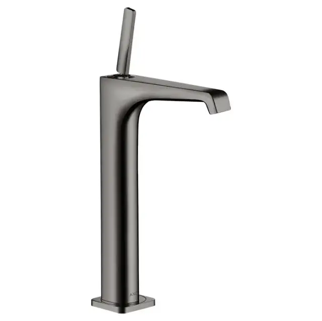 Axor Citterio E Смеситель для раковины, на 1 отв., высокий., с незапираемым донным клапаном, цвет: черный хром