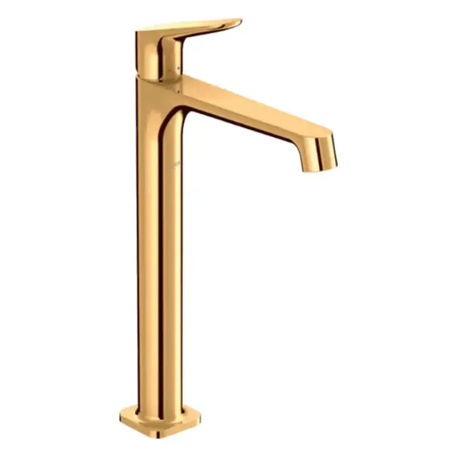 Axor Citterio M Смеситель для раковины, на  1 отв., высокий, цвет: полированное золото