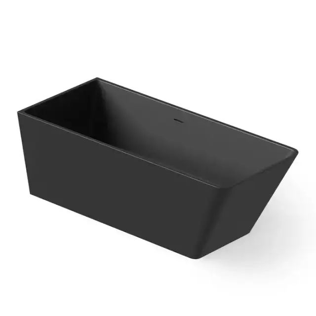 Dea Design Soul Ванна 170х73х60см., отдельностоящая, Solid Surface, цвет: Black №16