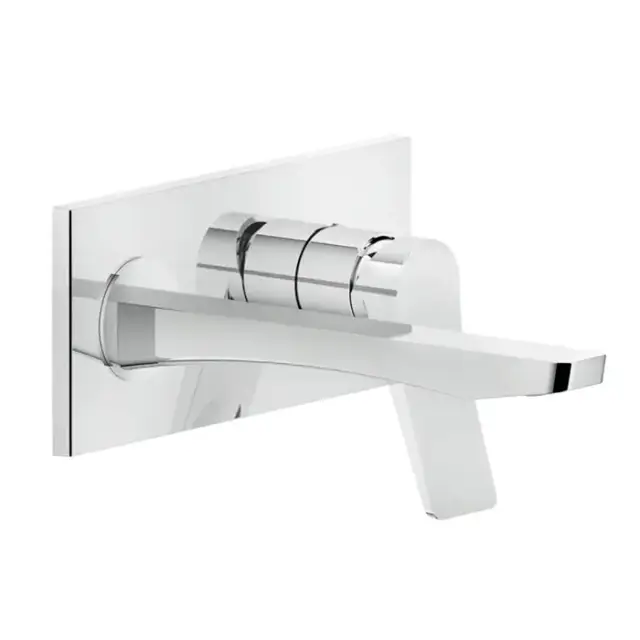 Gessi Rilievo Встраиваемый смеситель для раковины с изливом 215мм, внешние части, цвет: хром