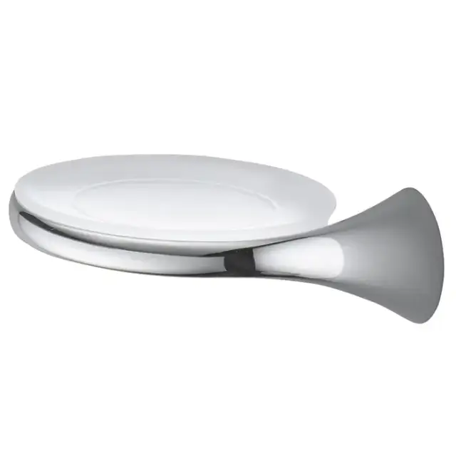 Colombo Link Мыльница подвесная, SX, цвет: хром/матовое стекло