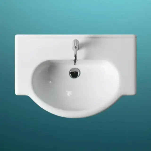 SIMAS Top e lavabi d'arredo Раковина-консоль 78 см, 1 отв., цвет: белый