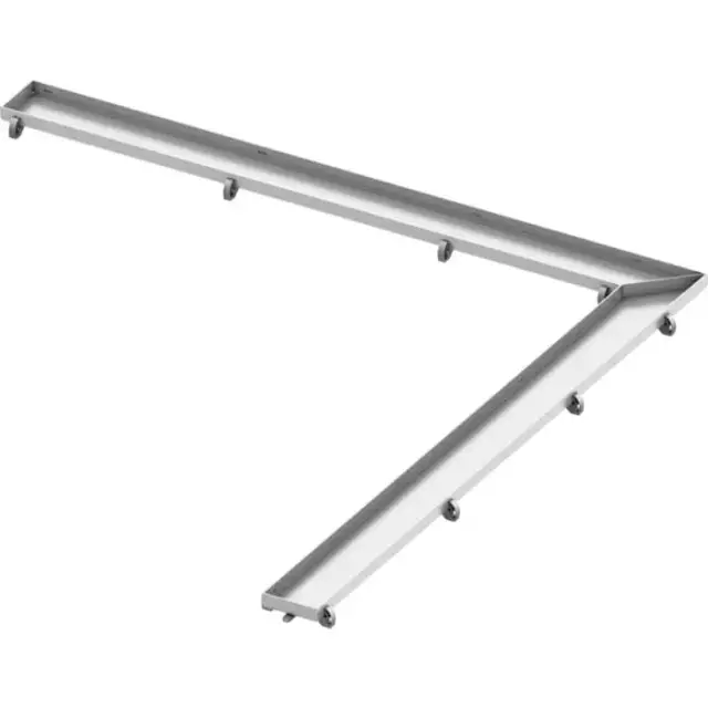 TECEdrainlinе Лоток угловой &quot;plate&quot;, 900х900 мм, нерж. сталь, полированный