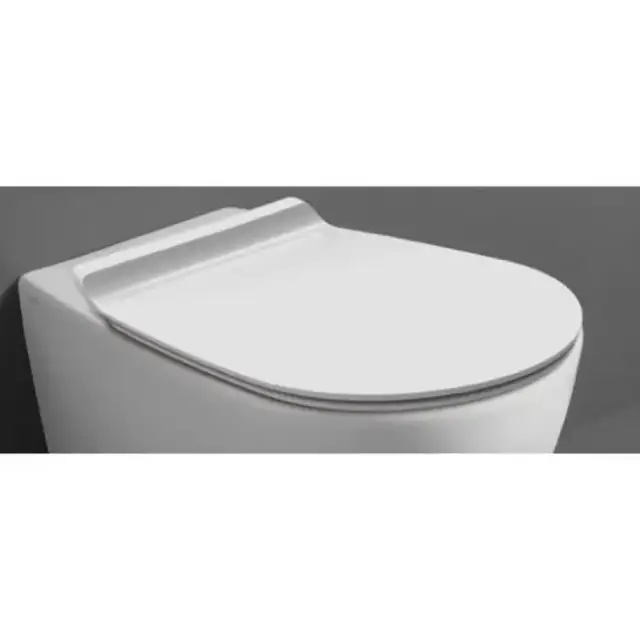 Simas Gambassi Сиденье для унитаза белое, петли хром
