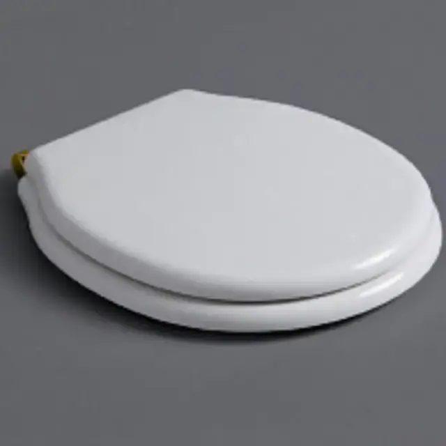 SIMAS Londra Сиденье для подвесного унитаза, цвет: белый/золото